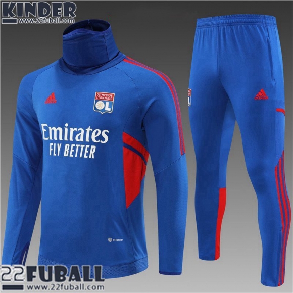 Trainingsanzug Lyon blau Kinder 22 23 TK416