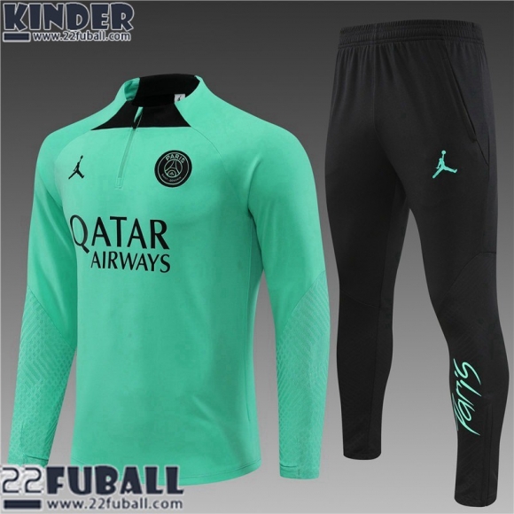 Trainingsanzug PSG vert Kinder 22 23 TK420