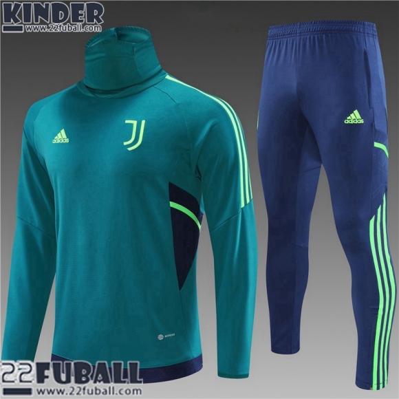 Trainingsanzug Juventus vert Kinder 22 23 TK425