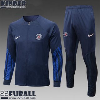 Sweatjacke PSG blau Kinder 22 23 TK432