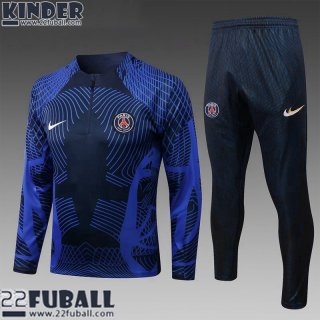 Trainingsanzug PSG blau Kinder 22 23 TK433