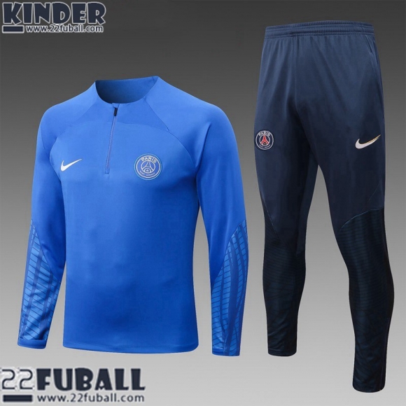 Trainingsanzug PSG blau Kinder 22 23 TK439