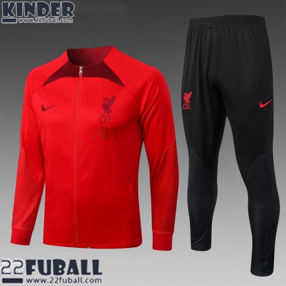 Sweatjacke Liverpool Rouge Kinder 22 23 TK452