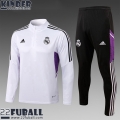 Trainingsanzug Real Madrid Weiß Kinder 22 23 TK457