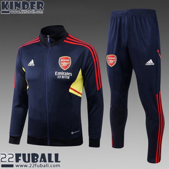 Sweatjacke Arsenal blau Kinder 22 23 TK462