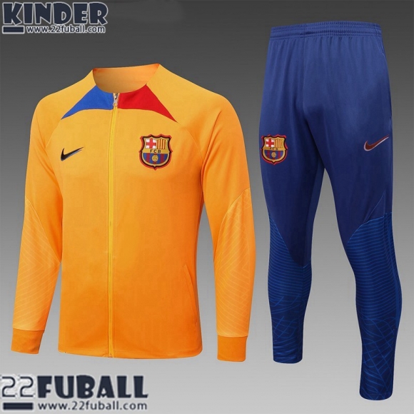 Sweatjacke Barcelona jaune Kinder 22 23 TK466