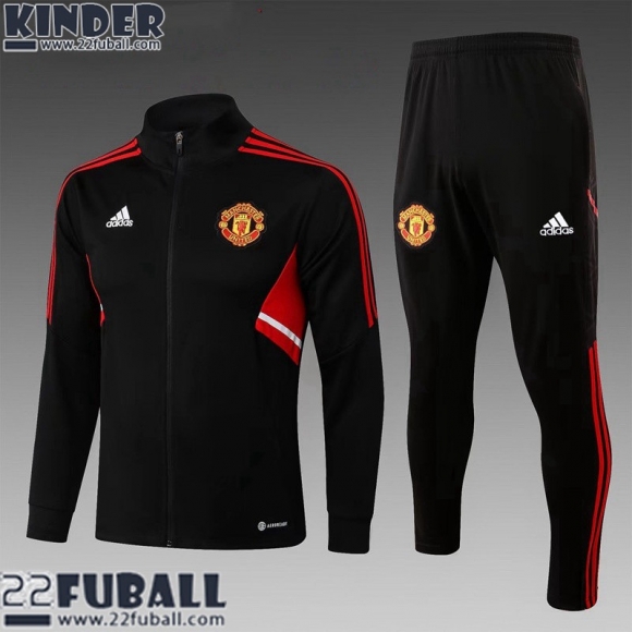 Sweatjacke Manchester United blau Kinder 22 23 TK467