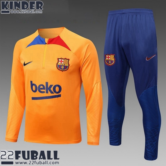 Trainingsanzug Barcelona jaune Kinder 22 23 TK471