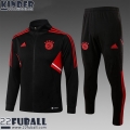 Sweatjacke Bayern Munchen Schwarz Kinder 22 23 TK476