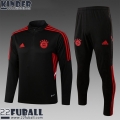 Trainingsanzug Bayern Munchen Schwarz Kinder 22 23 TK477