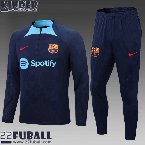 Trainingsanzug Barcelona Blau Kinder 22 23 TK492