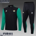 Trainingsanzug Real Betis Schwarz Kinder 22 23 TK494