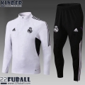 Trainingsanzug Real Madrid Weiss Kinder 22 23 TK495