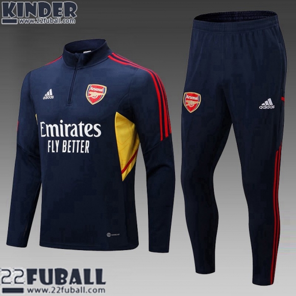 Trainingsanzug Arsenal Navy blau Kinder 22 23 TK497