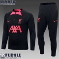 Trainingsanzug Liverpool Schwarz Kinder 22 23 TK498