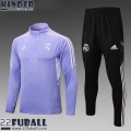 Trainingsanzug Real Madrid Lila Kinder 22 23 TK513