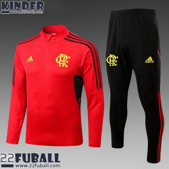 Trainingsanzug Flamengo Rot Kinder 22 23 TK517