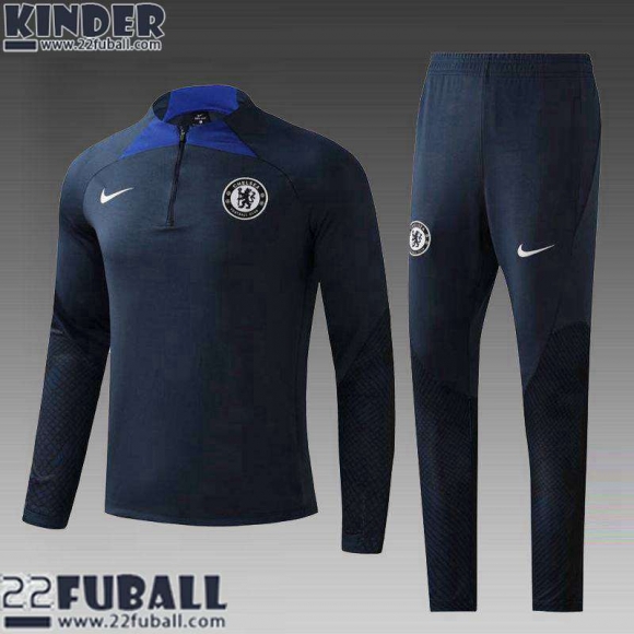 Trainingsanzug Chelsea Navy blau Kinder 22 23 TK527