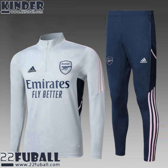 Trainingsanzug Arsenal grau Kinder 22 23 TK528