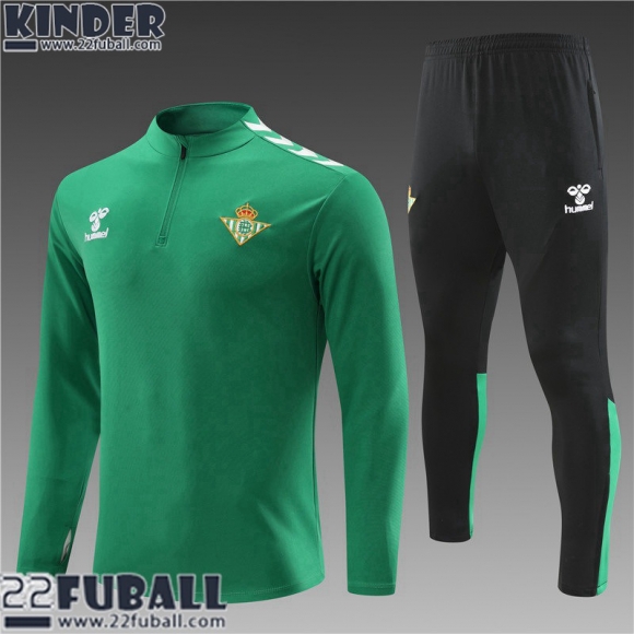 Trainingsanzug Real Betis Grün Kinder 22 23 TK535