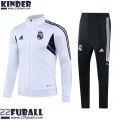 Sweatjacke Real Madrid Weiss Kinder 22 23 TK544