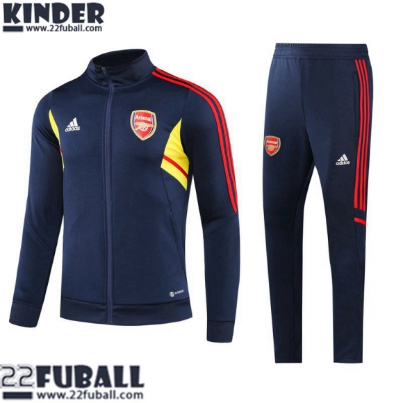 Sweatjacke Arsenal Navy blau Kinder 22 23 TK545