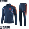 Sweatjacke Manchester United Navy blau Kinder 22 23 TK547