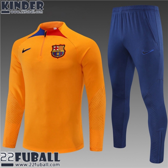 Trainingsanzug Barcelona orange Kinder 22 23 TK294