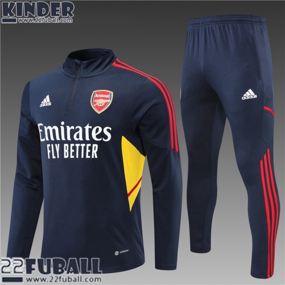 Trainingsanzug Arsenal Blau Kinder 22 23 TK298