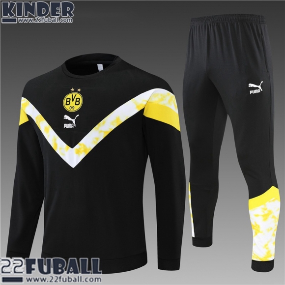 Trainingsanzug Dortmund Schwarz Kinder 22 23 TK302