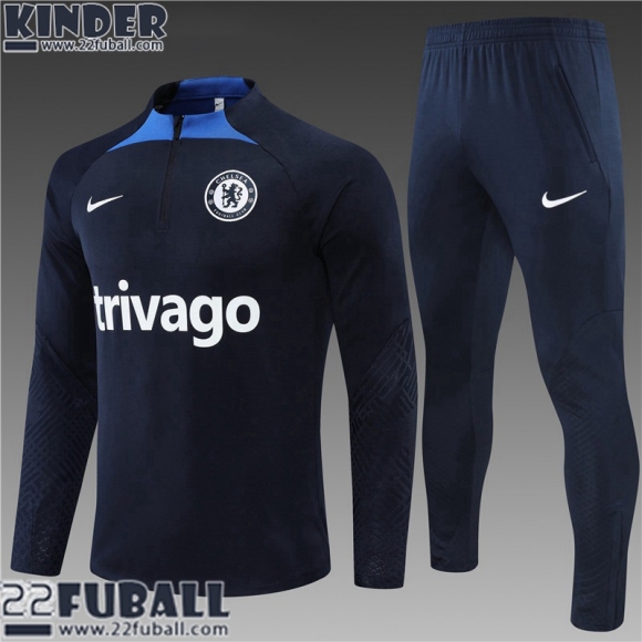 Trainingsanzug Chelsea Blau Kinder 22 23 TK308