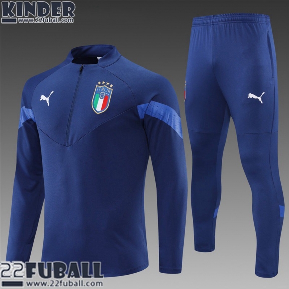 Trainingsanzug Italien blau Kinder 22 23 TK321