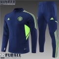 Trainingsanzug Manchester United blau Kinder 22 23 TK328