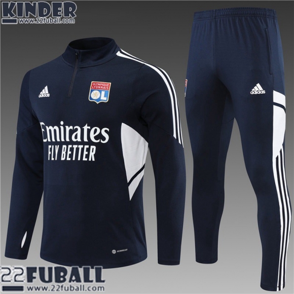 Trainingsanzug Lyon blau Kinder 22 23 TK329