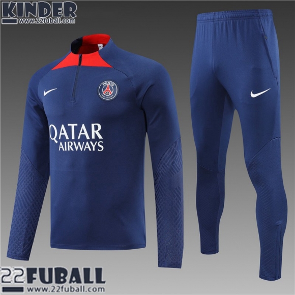 Trainingsanzug PSG blau Kinder 22 23 TK330