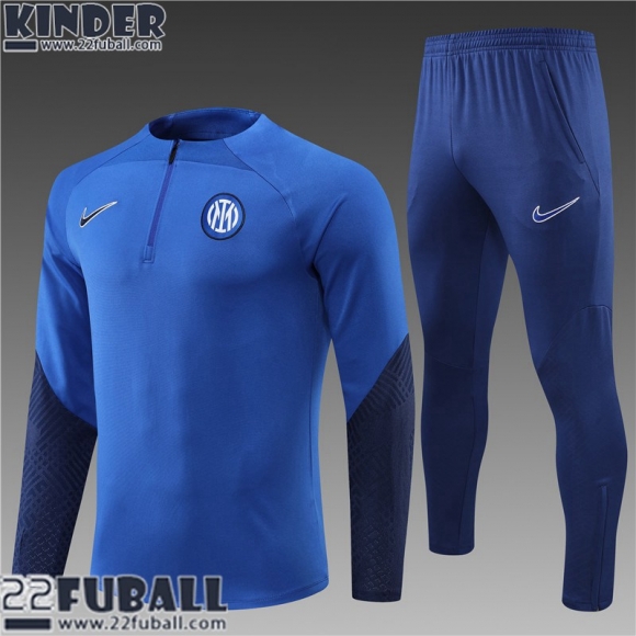 Trainingsanzug Inter Mailand blau Kinder 22 23 TK335