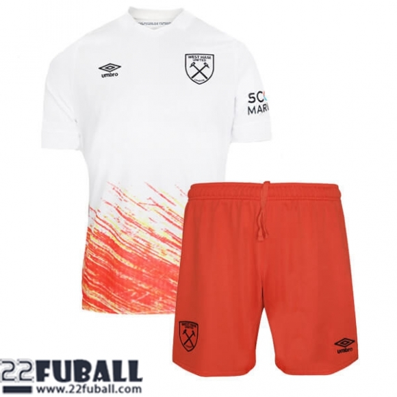 Fussball Trikots West Ham United Ausweichtrikot Kinder 22 23