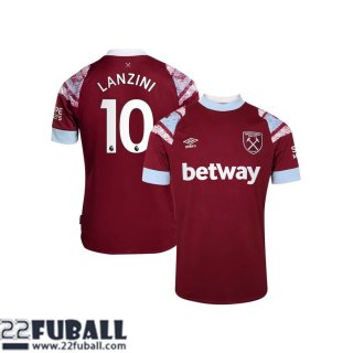 Fussball Trikots West Ham United Heimtrikot Herren 22 23 Lanzini 10