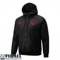 Sweatjacke Kapuzen Atletico Madrid Schwarz Herren 22 23 WK69