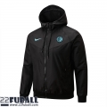 Sweatjacke Kapuzen Inter Mailand Schwarz Herren 22 23 WK72