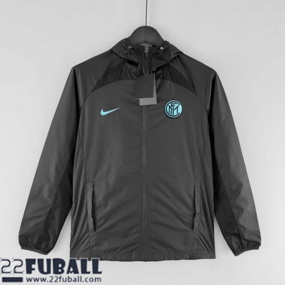 Sweatjacke Kapuzen Inter Mailand Schwarz Herren 22 23 WK169