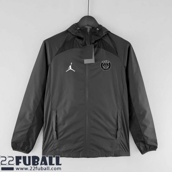 Sweatjacke Kapuzen PSG Schwarz Herren 22 23 WK178