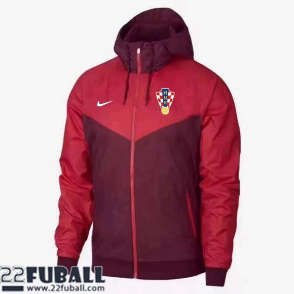 Sweatjacke Kapuzen Kroatien Rouge Herren 22 23 WK184