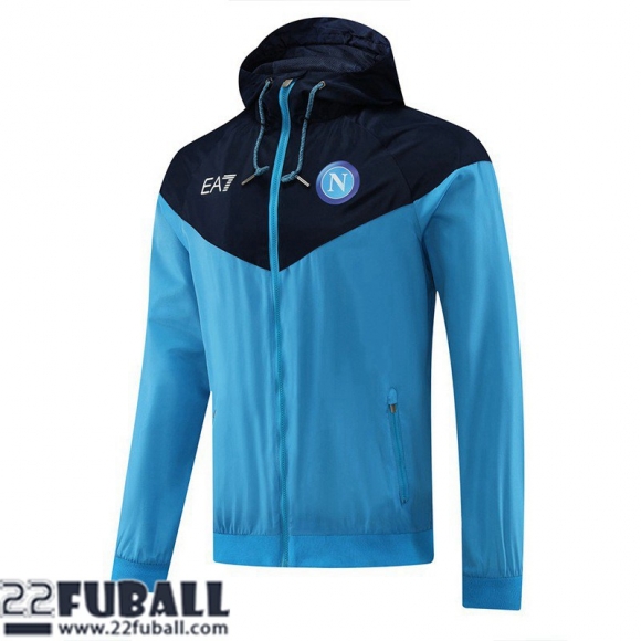 Sweatjacke Kapuzen Naples Blau Herren 22 23 WK200