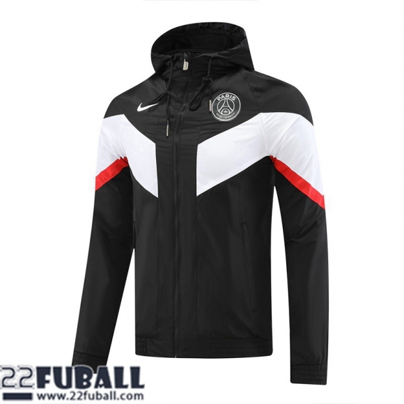 Sweatjacke Kapuzen PSG Schwarz Herren 22 23 WK202