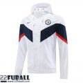 Sweatjacke Kapuzen Chelsea Weiss Herren 22 23 WK204