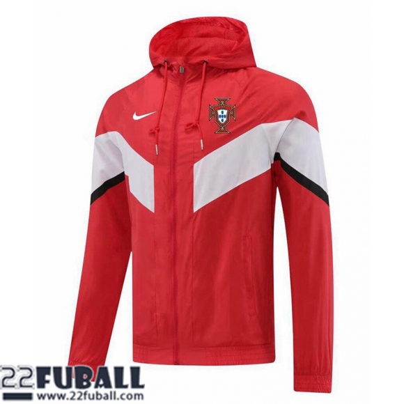 Sweatjacke Kapuzen Portugal Rot Herren 22 23 WK215