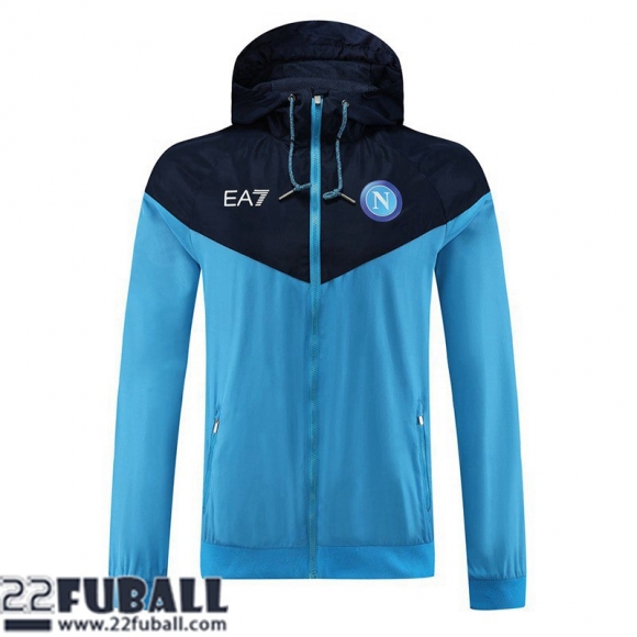 Sweatjacke Kapuzen Naples Blau Herren 22 23 WK218