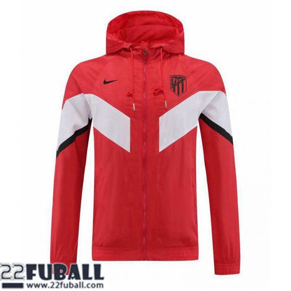 Sweatjacke Kapuzen Atletico Madrid Rot Herren 22 23 WK223