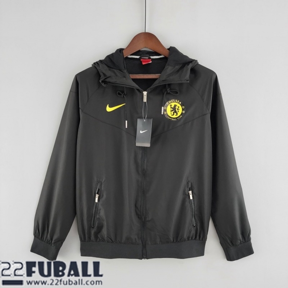 Sweatjacke Kapuzen Chelsea schwarz Herren 22 23 WK82